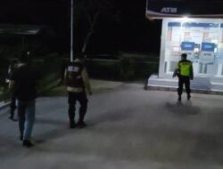 “Blue Light Patrol” Polsek Bebandem, Cegah Gangguan Kriminalitas Pada Jam Rawan