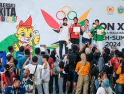 Atlet Taekwondo Polri Koleksi Emas, Perak dan Perunggu di PON XXI Aceh Sumut