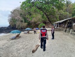 Polsek Padangbai, Tingkatkan Pengamanan di Obyek Wisata Pantai