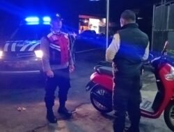 Antisipasi Kejahatan di Malam Hari, Personil Polsek Susut Atensi Giat Blue Light Patrol
