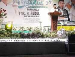 IMAM Mesjid Agung Sulthan Jeumpa laksanakan. Ceramah peringatan Maulid Nabi Muhammad SAW