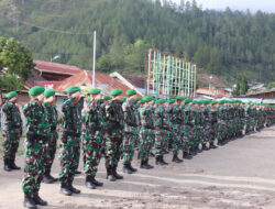 Pimpin Upacara Bendera 17-an, Dandim 0106/ Ateng Bacakan Amanat Pangdam