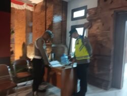 Lakukan Pengawasan, Subsatgas Propam, Cek Kehadiran Personel OMP