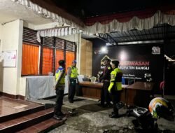 Jelang Pilkda Serentak 2024, Polsek Bangli, Intensifkan Kegiatan Blue Light Patrol