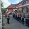 Satgas Preventif Polres Karangasem, Amankan Kantor KPU Tahap Penelitian Persyaratan, Penetapan dan Pengundian Nomor Urut Pasangan