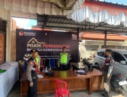 Sambangi Kantor DPRD, Kantor KPUD dan, Kantor Bawaslu Bangli, Personil Sat Samapta Polres Bangli Berikan Himbauan Kamtibmas