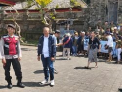 Beri Rasa Aman Kepada Pengunjung, Pawas Bersama Anggota Sambangi Obyek Desa Wisata Penglipuran