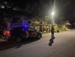 Jaga Situasi Tetap Kondusif, Polsek Bangli Intensifkan Kegiatan Blue Light Patrol Seputaran Kota
