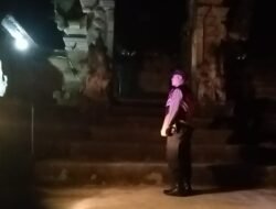 Personil Polsek Susut, Gelar Kegiatan  Blue Light Patrol