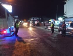 Pawas Polsek Kintamani, Gelar Giat Blue Light Patro Jaga Kondusifitas di Malam Hari