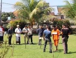 Kasat Reskrim Polres Bangli, Pimpin Rekonstruksi Pembunuhan Selingkuhan Istri