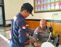 Pastikan Kesehatan Pesonil Yang Terlibat OMP, Subsatgas Dokkes Beri Pelayanan Kesehatan