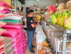 Jelang Hari Raya Galungan Unit Intelkam Polsek Bangli, Monitoring Ketersediaan Stock dan Harga Sembako