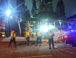 Personil Polsek Kintamani, Laksanakan Blue Light Patrol Jaga Kondusifitas di Malam Hari