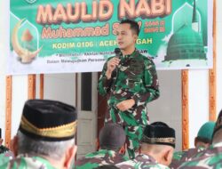 Kodim 0106/ Ateng Peringati Maulid Nabi Muhammad SAW