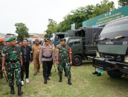 Kodim 0103/Aceh Utara Apel Gelar Pasukan Secara serentak Kesiapan Pengamanan Pilkada Tahun 2024.