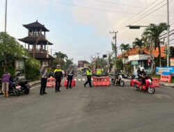 Antisipasi Pasar Tumpah, Personil Gabungan Polsek Bersama Polres Bangli Laksanakan Pengamanan