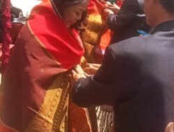 Warga Desa Paniaran Lumban Tonga tonga (PALUMBANG) Siborongborong, adakan acara Doa BORHAT-BORHAT Pemberangkatan Paslon Cabub -Cawabub Taput Nomor urut 1,SATIKA -SARLANDY.