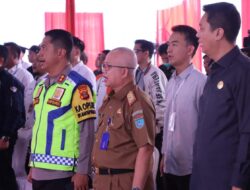 Polres Ogan Ilir Amankan Pengundian Nomor Urut Paslon dan Deklarasi Kampanye Damai Pilkada Ogan Ilir 2024