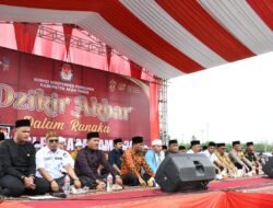 Kapolres Aceh Timur Hadiri Dzikir Akbar Dalam Rangka Deklarasi Pilkada Damai