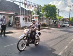 Satgas Kamseltibcarlantas Gelar Patroli, Saat Tahapan Kampanye Pilkada Karangasem 2024