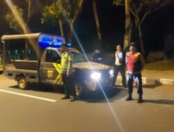 Guna Cegah Gangguan Kamtibmas, Polsek Bebandem Gelar Blue Light Patrol demi Terjaganya Harkamtibmas