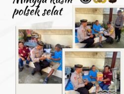 Minggu Kasih Polsek Selat dilaksanakan di Banjar Dinas Selat Kelod Desa Selat, Kec. Selat