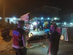 Langkah Antisipasi Aksi Kriminalitas di Malam Hari, Polsek Susut Gelar Blue Light Patrol