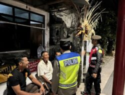 Polsek Bangli Intensifkan Kegiatan Blue Light Patrol, di Seputaran Kota