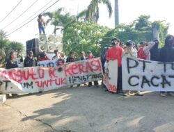 Puluhan Mahasiswa Tangerang Utara Desak Penutupan PT TUM, Tuding Langgar Aturan Lingkungan
