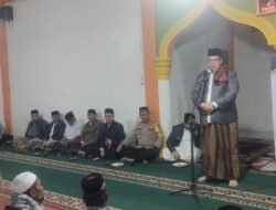 Safa Magrib Di Masjid Al Yakin Kampung Rusip, Kapolres Aceh Tengah : Ayo Kita Makmurkan Masjid