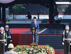 Presiden Jokowi Pimpin Upacara Hari Kesaktian Pancasila, di Lubang Buaya, Kapolri Turut Mendampingi