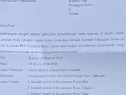 PLN Labuhanbilik Menginfokan Akan Ada Pemadaman Listrik Di Empat Kecamatan