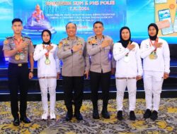 SSDM Polri Berikan Penghargaan Pin Emas, Untuk Atlet Polri Berprestasi