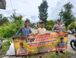 Cegah Karhutla Di Musim Kemarau, Jajaran Polres Aceh Tengah Tingkatkan Patroli Dan Sosialisasi