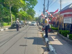 Satgas Kamseltibcarlantas Gelar Patroli, Saat Tahapan Kampanye Pilkada Karangasem 2024