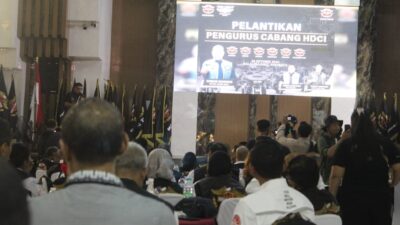 Kepala Staf Kodim 0830/Surabaya Utara Hadiri Pesta Rakyat dan Pelantikan Pengurus Cabang HDCI