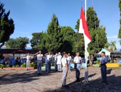 Upacara Memperingati Hari Sumpah Pemuda yang ke 96 Tahun dengan Tema(96 tahun sumpah pemuda maju bersama Indonesia raya)