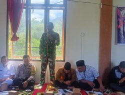 Danpos Kute Panang Koramil 02/Bebesen Serma Miswan Menghadiri Acara Musrenbangdes