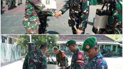 Personel Kodim Terima Paket Perlengkapan Operasional, dari Kepala Staf TNI Angkatan Darat