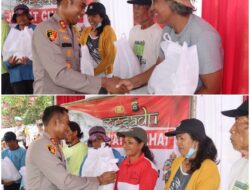 Jum’at Curhat: Kapolres Karangasem, Ajak Petani Dukung Ketahanan Pangan Dan Jaga Kondusifitas Pilkada