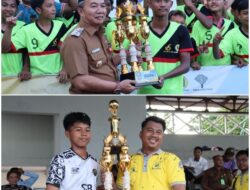 Pj Bupati Tapin, Resmikan Penutupan Turnamen Sepak Bola U – 14 BRE Cup VI 
