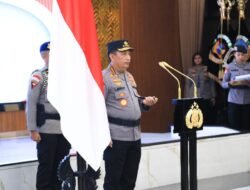 Kapolri Pimpin, Kenaikan Pangkat 4 Pati-Pamen Polri