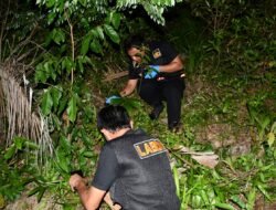 Tim Labfor Polda Sumatera Utara Olah TKP Penembakan Rumah Pribadi Anggota Polri, Polres Aceh Timur