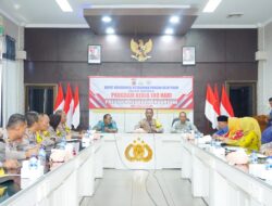 Polres Lhokseumawe Gelar Rapat Koordinasi Ketahanan Pangan Dukung Program 100 Hari Presiden Prabowo Subianto.