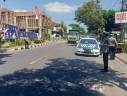 Satgas Kamseltibcarlantas Gelar Patroli, Saat Tahapan Kampanye Pilkada Karangasem 2024