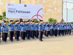 Hari Pahlawan Lembaga Pemasyarakatan Kelas 1 gelar Upacara di Halaman Depan Lapas