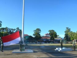 Kodim 0103/Aceh Utara Gelar Upacara Bendera.