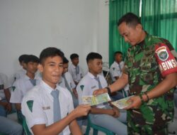 TNI Kodim 0103/Aceh Utara Kampanye Kreatif Penerimaan Calon Prajurit Di Sekolah.