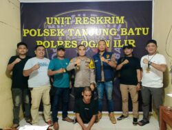 Gass Pooll! Tim Rimau Polsek Tanjung Batu Ogan Ilir Kembali Ungkap Kasus Tindak Pidana Pencurian, Tersangka Tak Berkutik Saat Diamankan